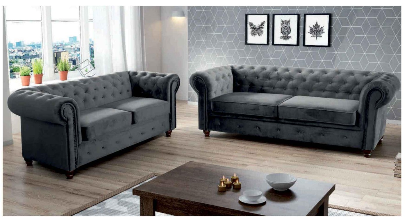 Chesterfield 3 + 2 Sofa Set